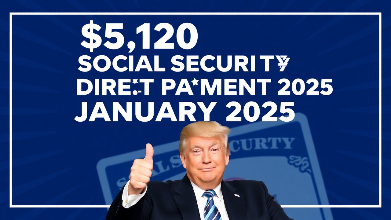 $5120 Social Security Direct Payment in January 2025