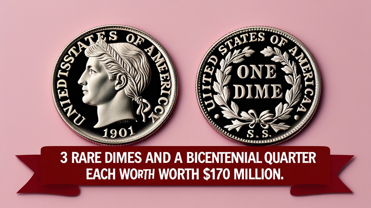 Rare Dimes and a Bicentennial Quarter Worth $170 Million