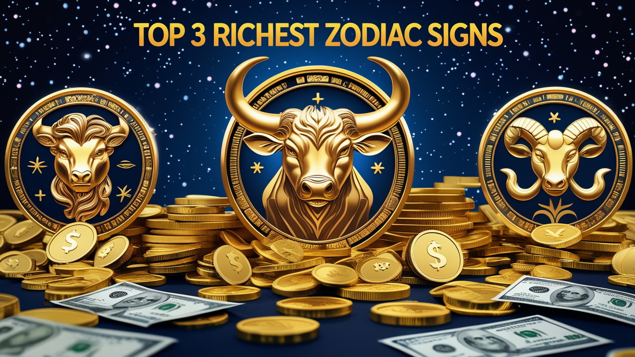 Top 3 Wealthiest Zodiac Signs in 2025