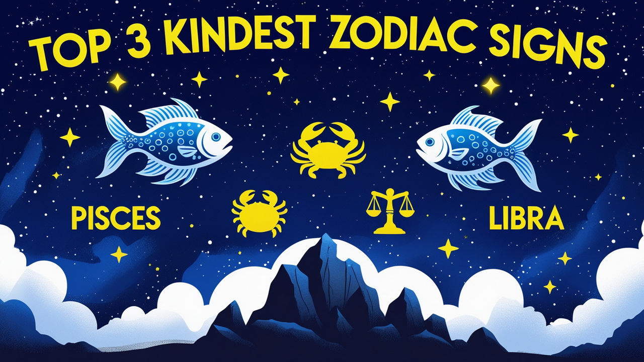 3 Zodiac Signs Renowned for Their Kindness