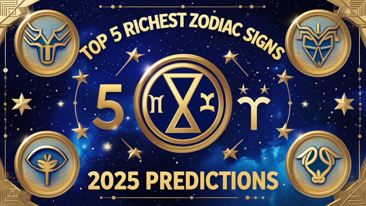 Top 5 Wealthiest Zodiac Signs of 2025